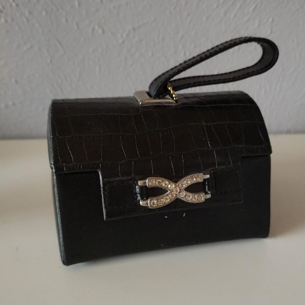 mini black jewelry box
